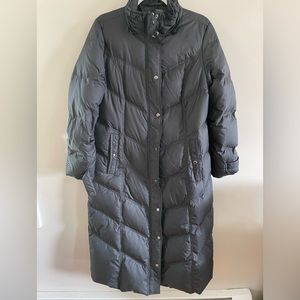 Long puffer coat